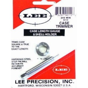 243 Winchester Case Length Gauge & Shell Holder (LEEPRODUCT)