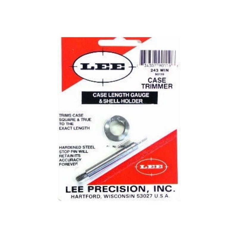 243 Winchester Case Length Gauge & Shell Holder (LEEPRODUCT)