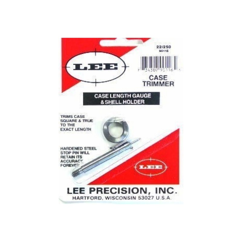 22/250 Case Length Gauge & Shell Holder (LEEPRODUCT)