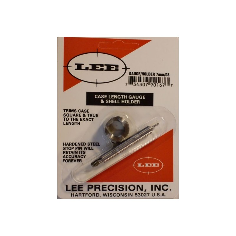 7MM/08 Case Length Gauge & Shell Holder (LEEPRODUCT)