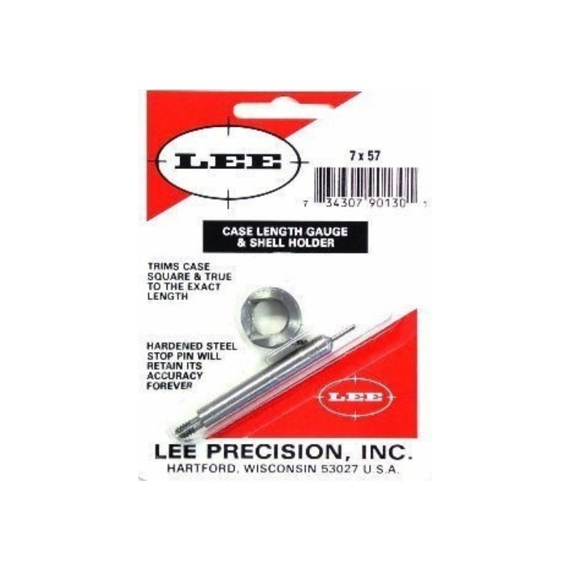 7X57 Mauser Case Length Gauge & Shell Holder (LEEPRODUCT)