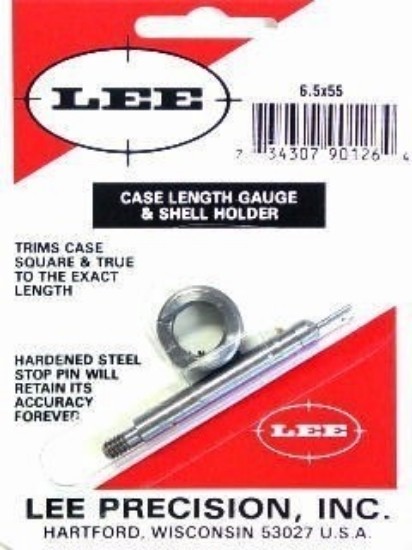 6.5X55 Swedish Case Length Gauge & Shell Holder (90126) CASE CONDITIONING