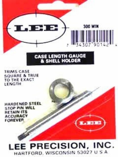 Lee Case Length Gage and Shellholder 300 Winchester Magnum