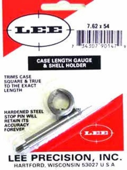 Lee Case Length Gage and Shellholder 7.62x54mm Rimmed Russian (7.62x53mm Rimmed)