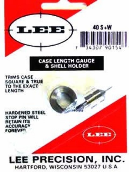 Lee Case Length Gage and Shellholder 40 S&W