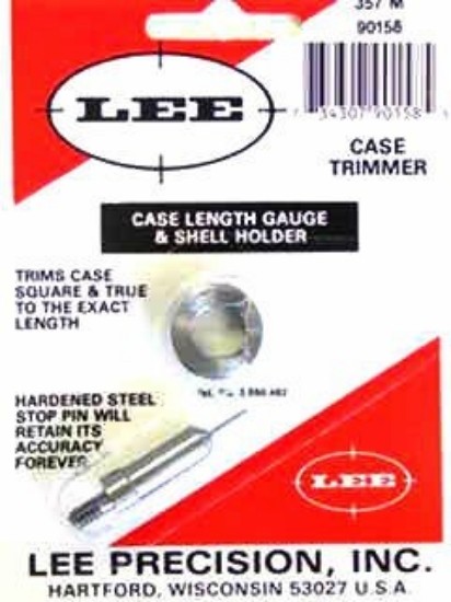 Lee Case Length Gage and Shellholder 357 Magnum