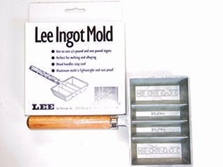 Lee 4-Cavity Ingot Mold with Handle (SKU 90029)