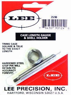 Lee Case Length Gage and Shellholder 25-06 Remington
