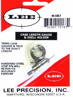 Lee Case Length Gage and Shellholder 45 Colt (Long Colt)