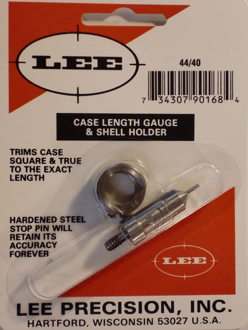 Lee Case Length Gage and Shellholder 44-40 WCF