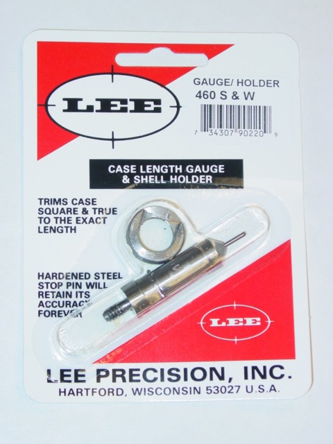 Lee Case Length Gage and Shellholder 460 S&W Magnum