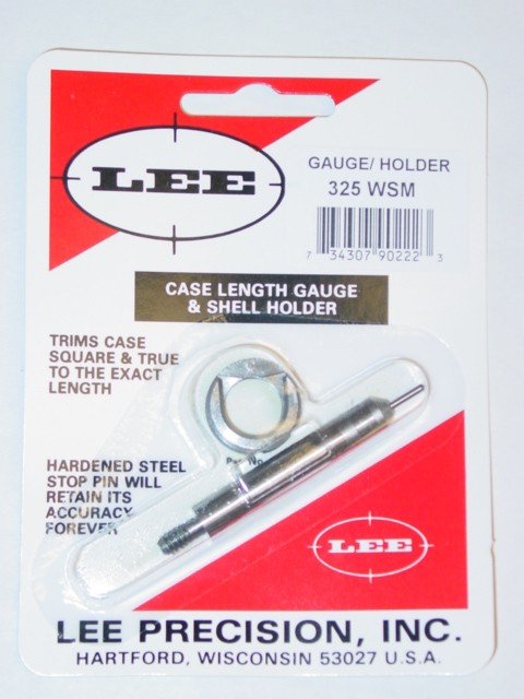 Lee Case Length Gage and Shellholder 325 Winchester Short Magnum (WSM)