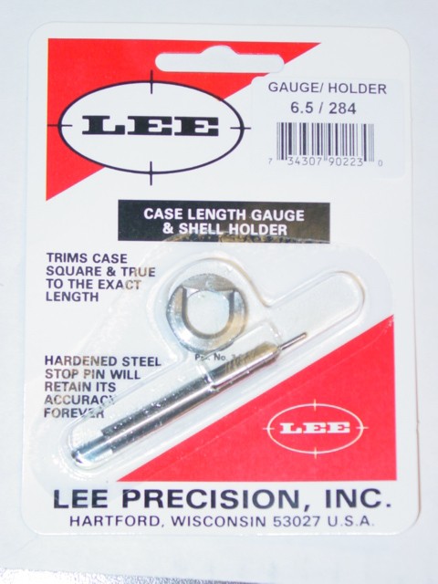 Lee Case Length Gage and Shellholder 6.5mm-284 Norma (6.5mm-284 Winchester)