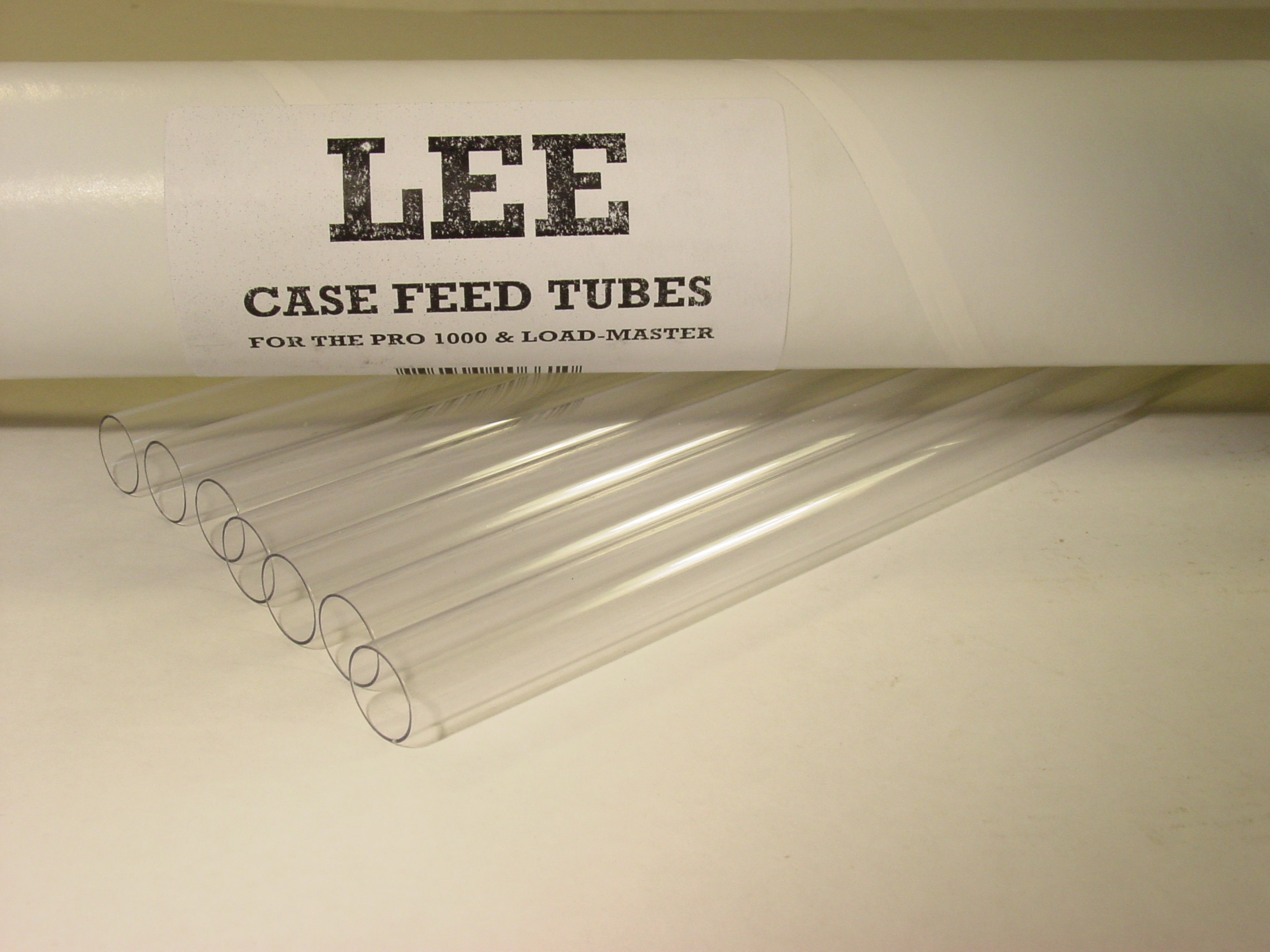 Lee Pro 1000, Load-Master Progressive Press Case Feeder Tubes Package of 7 (SKU 90661)