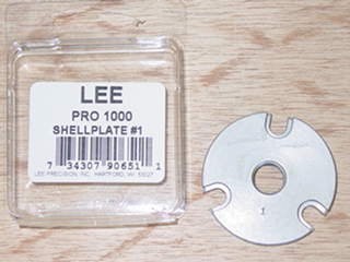 Lee Pro 1000 Progressive Press Shellplate #1 (38 S&W, 38 Special, 357 Magnum)