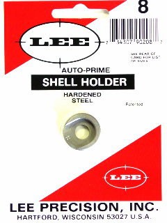 Lee Auto Prime Hand Priming Tool Shellholder #8 (348 Winchester, 416 Rigby, 45-70 Government)