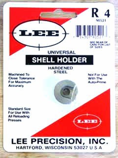 Lee Universal Shellholder #4 (17 Remington, 204 Ruger, 223 Remington)