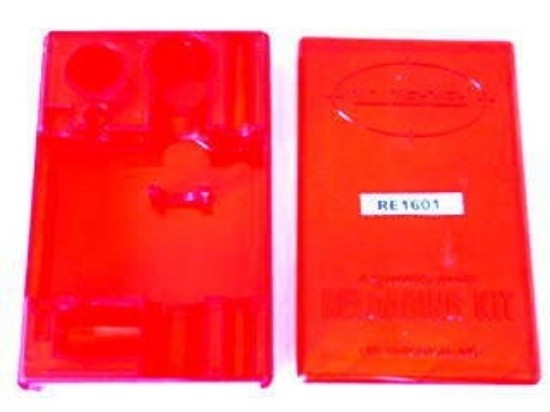 *BOX&LID RED PLASTIC (##RE1601)