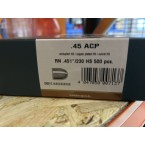 .45ACP (451/230 HS 500PCS)