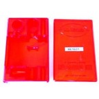 *BOX&LID RED PLASTIC (##RE1601)