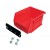 Lee Reloading Stand Bin & Bracket Red (SKU 90687)
